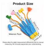 Interactive Squeaky Durable Fluffy Magic Cat Teaser Gloves - GreenFur