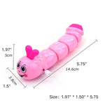 Interactive Swaying Cat Teaser Wind - Up Wiggly Caterpillar Cat Toy - GreenFur