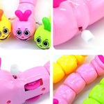 Interactive Swaying Cat Teaser Wind - Up Wiggly Caterpillar Cat Toy - GreenFur