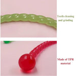 Interactive TPR Chew Toy Twist Stick for Large Breed Dogs - GreenFur