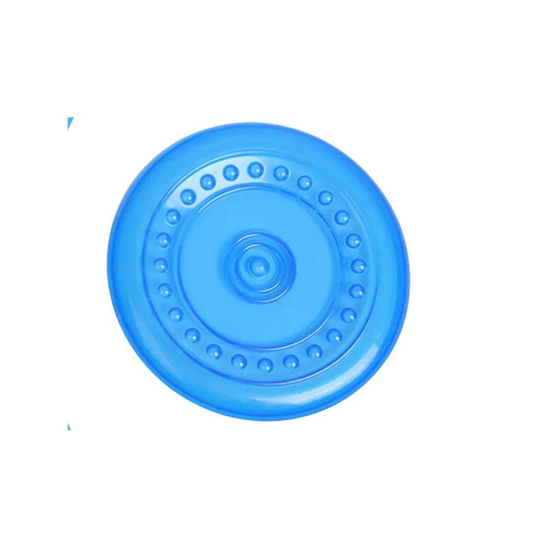 Interesting Swimming Pool Float Chew TPR Flying Disc Dog Toy - GreenFur