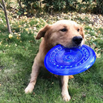 Interesting Swimming Pool Float Chew TPR Flying Disc Dog Toy - GreenFur