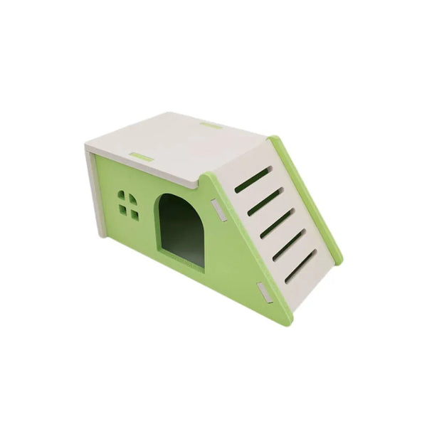 Italicized Hutch Hamster PVC Sleep House - GreenFur