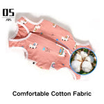 Kitten Surgery Recovery Suit Breathable Cat Onesie - GreenFur
