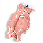 Kitten Surgery Recovery Suit Breathable Cat Onesie - GreenFur