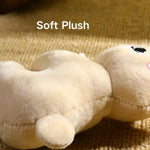 Koala Shaped Short Plush Pet Toy with Squeaker - GreenFur