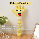 L Size Durable Chew - resistant Squeaky Dog Toy for Self - Entertainment and Teeth Grinding - GreenFur