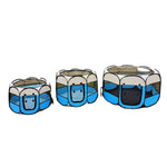 L Size Foldable Dog Playpen Outdoor Portable Dog Crate - GreenFur