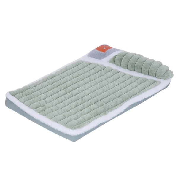 L Size Pet Crate Pad Removable Cover Dog Sleeping Mattress - GreenFur