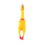 L Size Squeaky Vinyl Chicken Dog Toy Funny Sound Pet Chew Toy - GreenFur