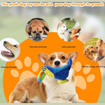 Large Beak Bird Plush Interactive Dog Toy with Squeakers Durable Chew Toy for Dogs - GreenFur