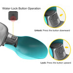 Large Capacity 27 fl oz Portable Dog Water Bottle Outdoor Pet Water Dispenser - GreenFur