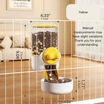 Large Capacity Cat Dog Cage Feed Bowl Hanging Pet Food Feeder - GreenFur