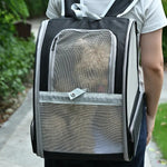 Large Capacity Transparent Pet Backpack for Travel - GreenFur