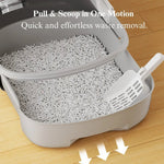 Large Cat Litter Box Drawer Style Odor Proof Covered Cat Toilet - GreenFur