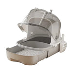 Large Cat Litter Box Drawer Style Odor Proof Covered Cat Toilet - GreenFur