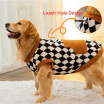 Large Dogs Warm Fashionable Winter Pet Sherpa Fleece Vest - GreenFur