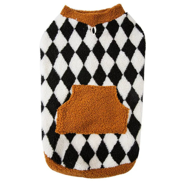 Large Dogs Warm Fashionable Winter Pet Sherpa Fleece Vest - GreenFur