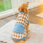 Large Dogs Warm Fashionable Winter Pet Sherpa Fleece Vest - GreenFur
