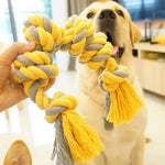 Large Durable Cotton Rope Dog Toy for Aggressive Chewers - GreenFur