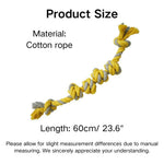 Large Durable Cotton Rope Dog Toy for Aggressive Chewers - GreenFur