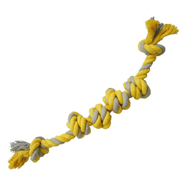 Large Durable Cotton Rope Dog Toy for Aggressive Chewers - GreenFur