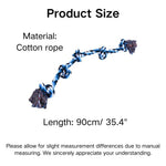 Large Durable Cotton Rope Tug of War Dog Toy - GreenFur