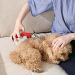 Large Pet Rake Comb Grooming Brush Deshedding Tool Dog Comb - GreenFur