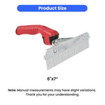Large Pet Rake Comb Grooming Brush Deshedding Tool Dog Comb - GreenFur
