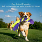 Large Size Colorful Woven Polyester Dog Training Chew Toy Ball - GreenFur