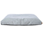 Large Size Modern Design Texture Soft Linen - Feel Fabric Pet Dog Bed - GreenFur