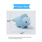 Latex Blue Dinosaur Design Squeaky Chew Toy for Dogs - GreenFur