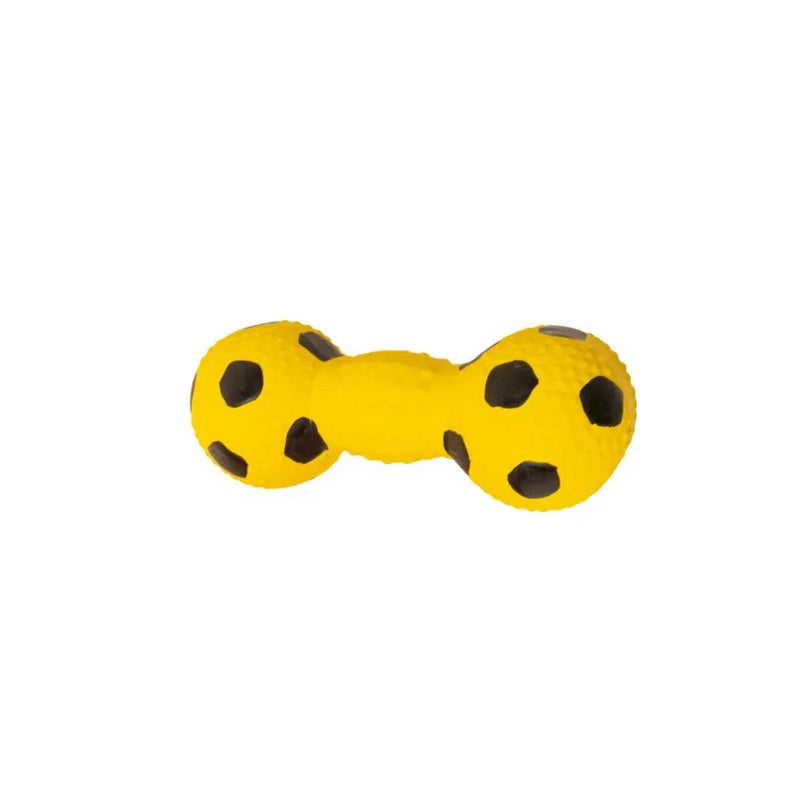 Latex Dog Toy Dumbbell Chew Ball with Squeaker - GreenFur