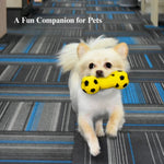 Latex Dog Toy Dumbbell Chew Ball with Squeaker - GreenFur