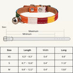 Leather Adjustable Dogs Cat Collar Decorative Pet Necklace - GreenFur