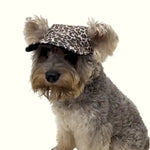 Leopard Print Dog Baseball Cap for Outdoor Sun Protection - GreenFur