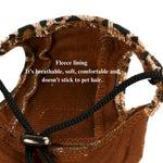 Leopard Print Dog Baseball Cap for Outdoor Sun Protection - GreenFur