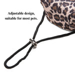 Leopard Print Dog Baseball Cap for Outdoor Sun Protection - GreenFur