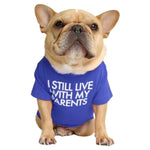 Letter Printed Bulldog Round Neck Dog Summer T-shirt - GreenFur