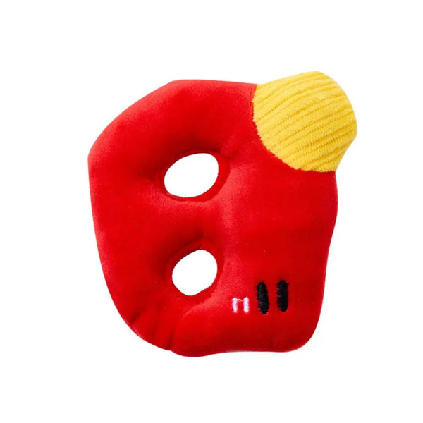 Lettered Shape Pet Cute Squeaky Plush Dog Puppy Toy - GreenFur