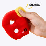 Lettered Shape Pet Cute Squeaky Plush Dog Puppy Toy - GreenFur