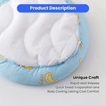 Lightweight Breathable Unique Craft Cool Touch Fabric Pet Bed Pad - GreenFur