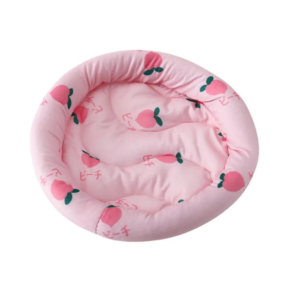 Lightweight Breathable Unique Craft Cool Touch Fabric Pet Bed Pad - GreenFur
