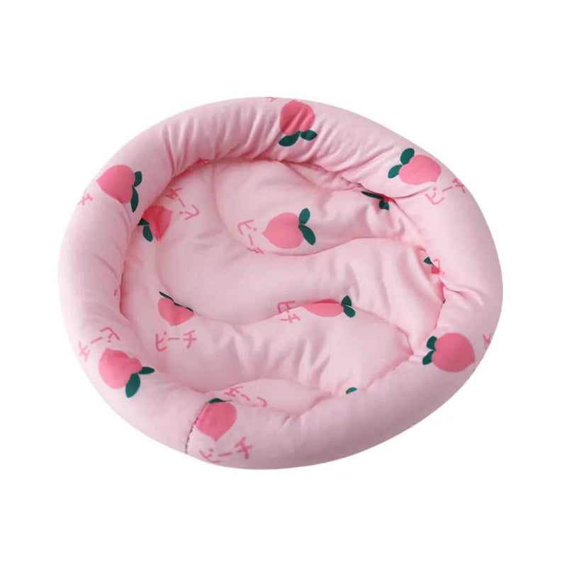 Lightweight Breathable Unique Craft Cool Touch Fabric Pet Bed Pad - GreenFur