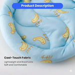 Lightweight Breathable Unique Craft Cool Touch Fabric Pet Bed Pad - GreenFur