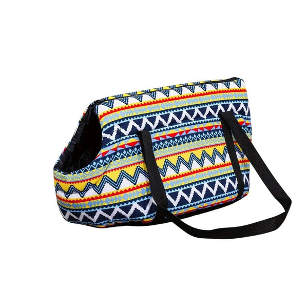 Lightweight Pet Shoulder Carrier Bag Breathable Travel Tote for Dogs and Cats - GreenFur