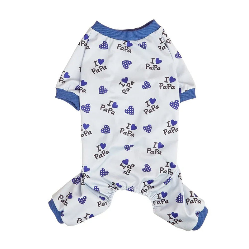 Lightweight Printed Four Legged Jumpsuit for Small to Medium Dogs - GreenFur