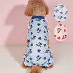 Lightweight Printed Four Legged Jumpsuit for Small to Medium Dogs - GreenFur