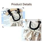 Lightweight Rabbit Print Casual Overalls for Dogs and Cats - GreenFur