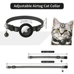 Lightweight Reflective Airtag Case Cat Collar Breakaway - GreenFur